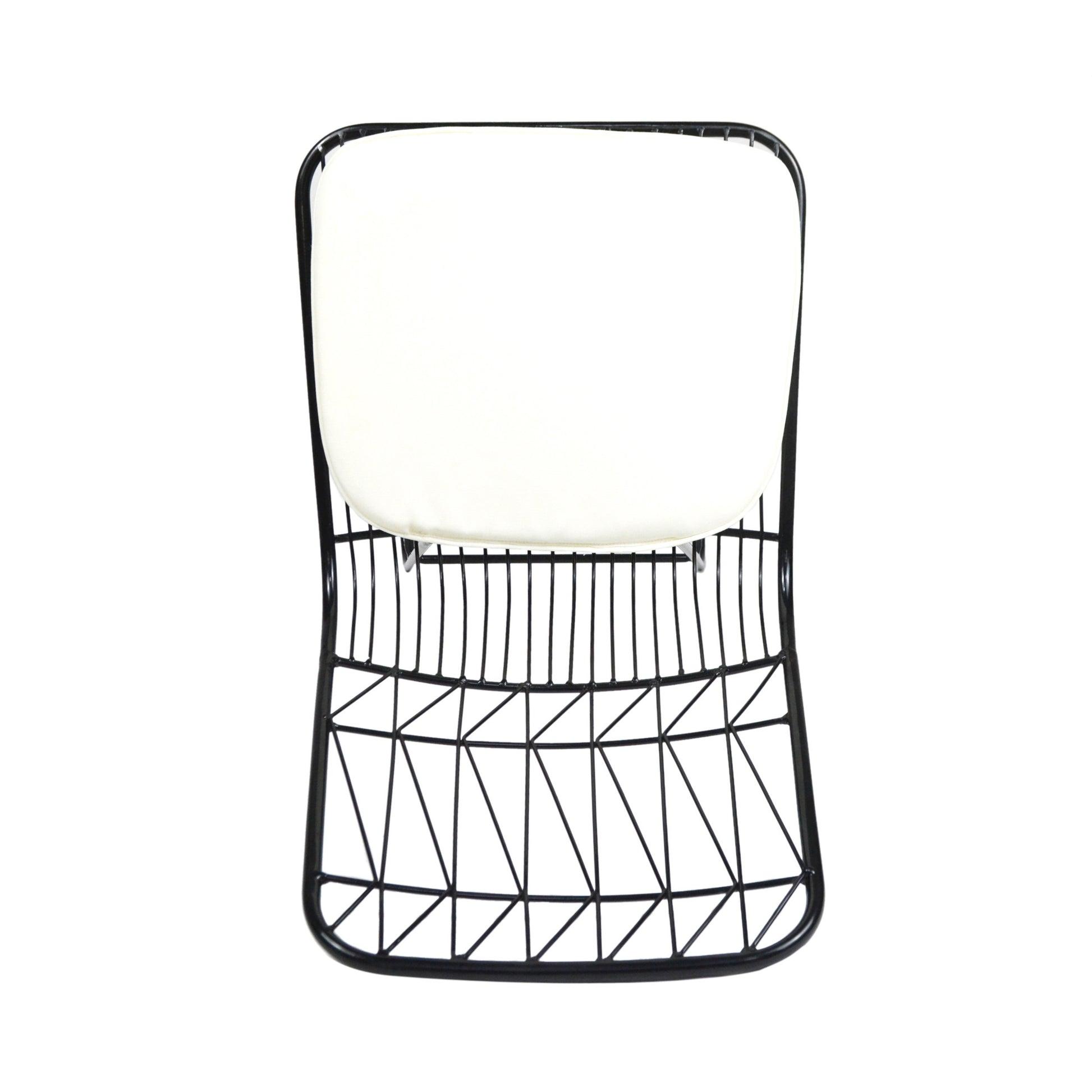 Niez Counter Stool Black Ivory Iron