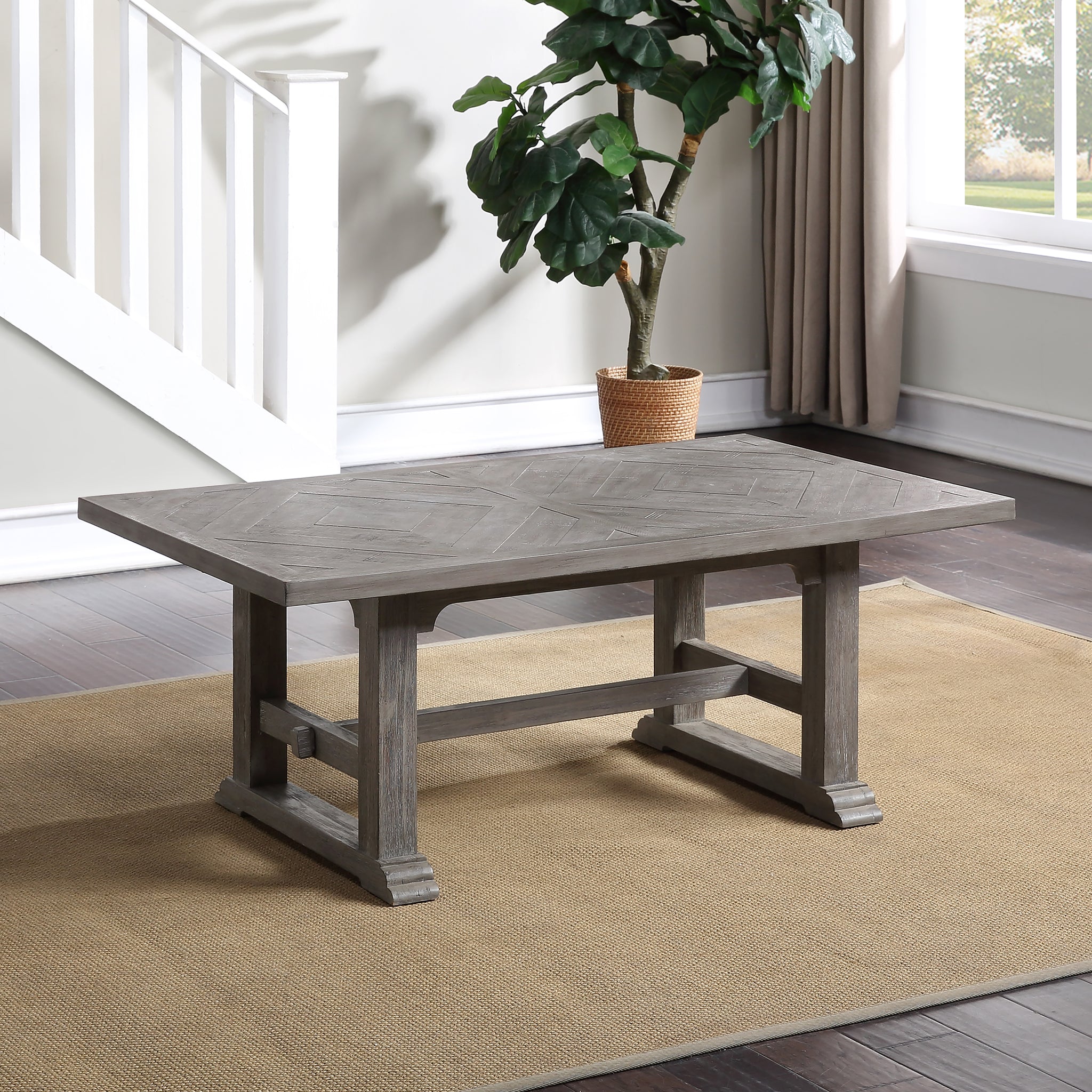 Whitford Coffee Table Gray Gray Wood