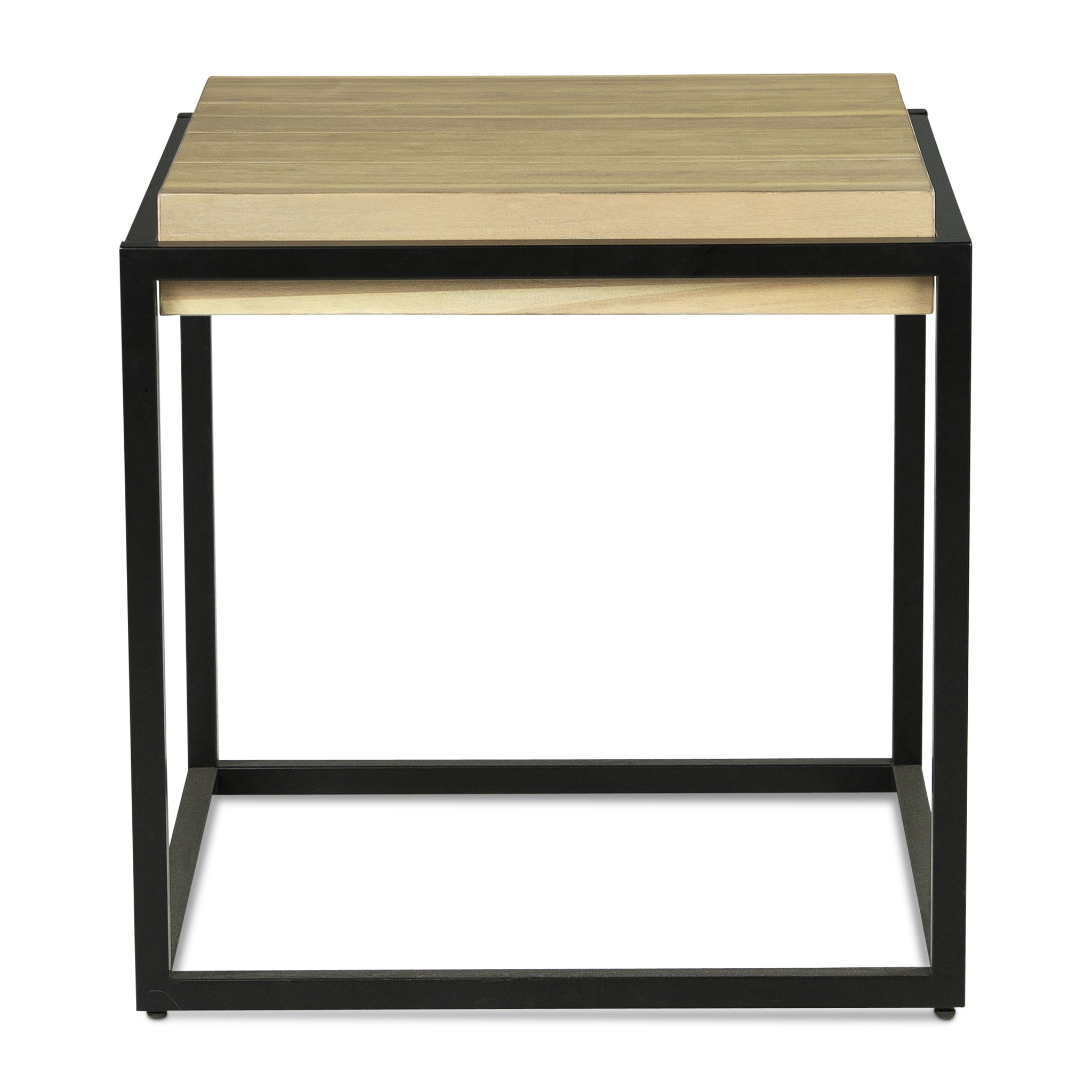 Oaklee End Table Brown Brown Iron