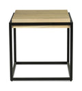 Oaklee End Table Brown Brown Iron