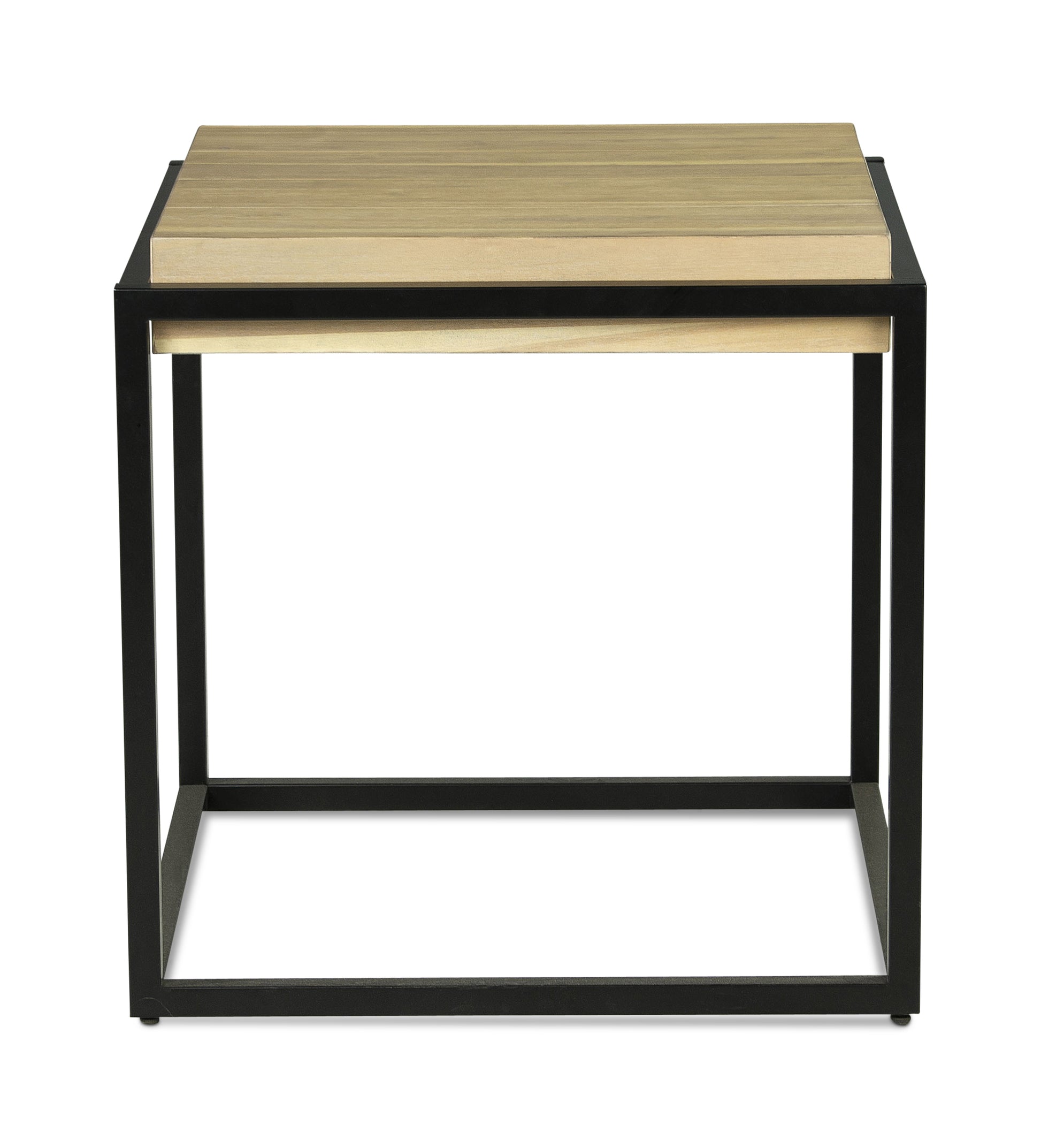 Oaklee End Table Brown Brown Iron