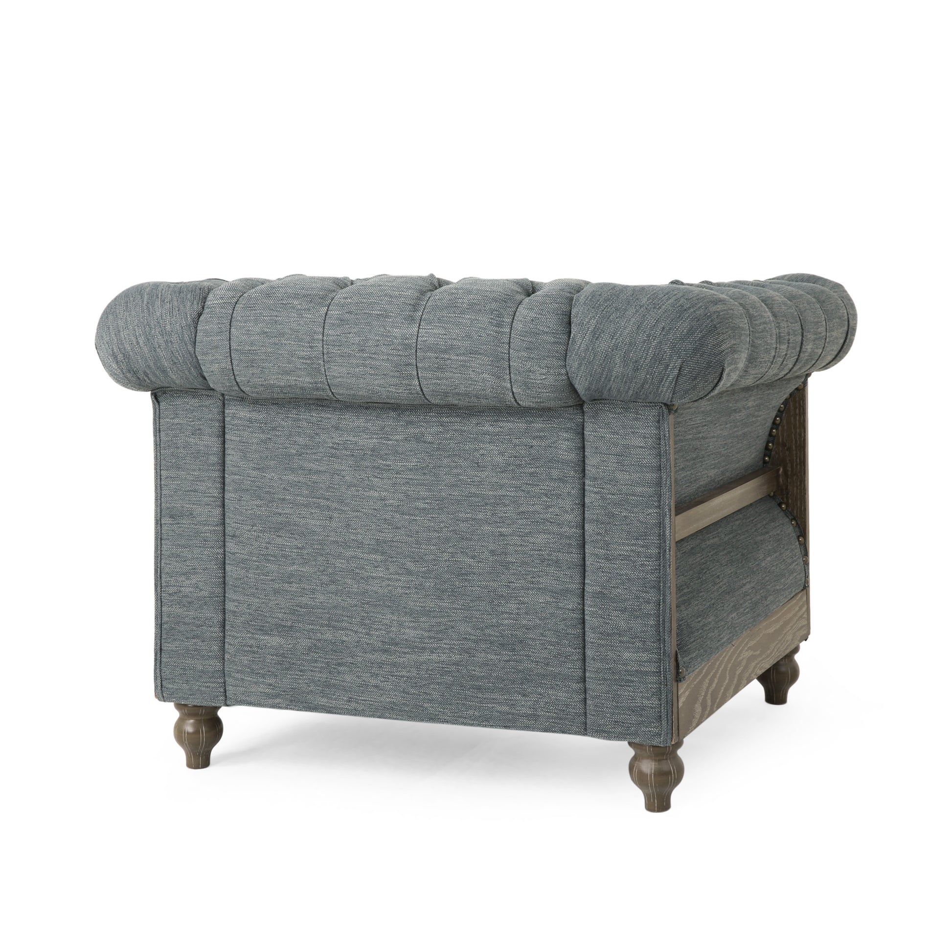 Club Chair Charcoal Fabric