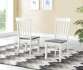 Caylie 5 Piece Dining Set White White Wood