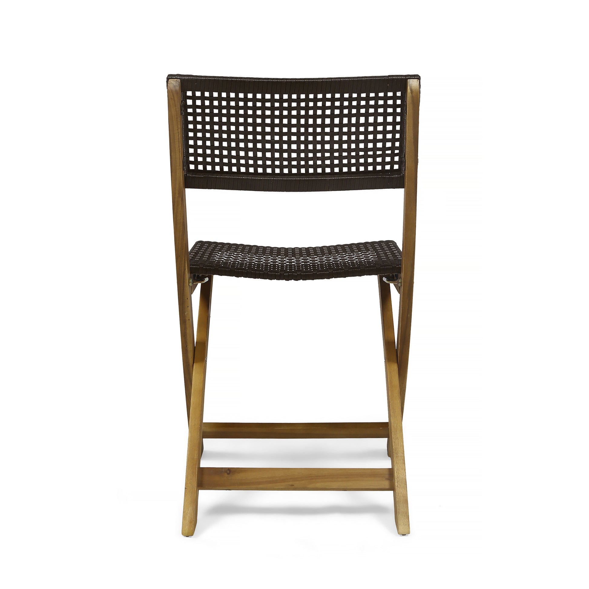 Hillside Bistro Chair,Set Of 2 Brown Wood