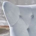 Arm Chair Light Grey Velvet