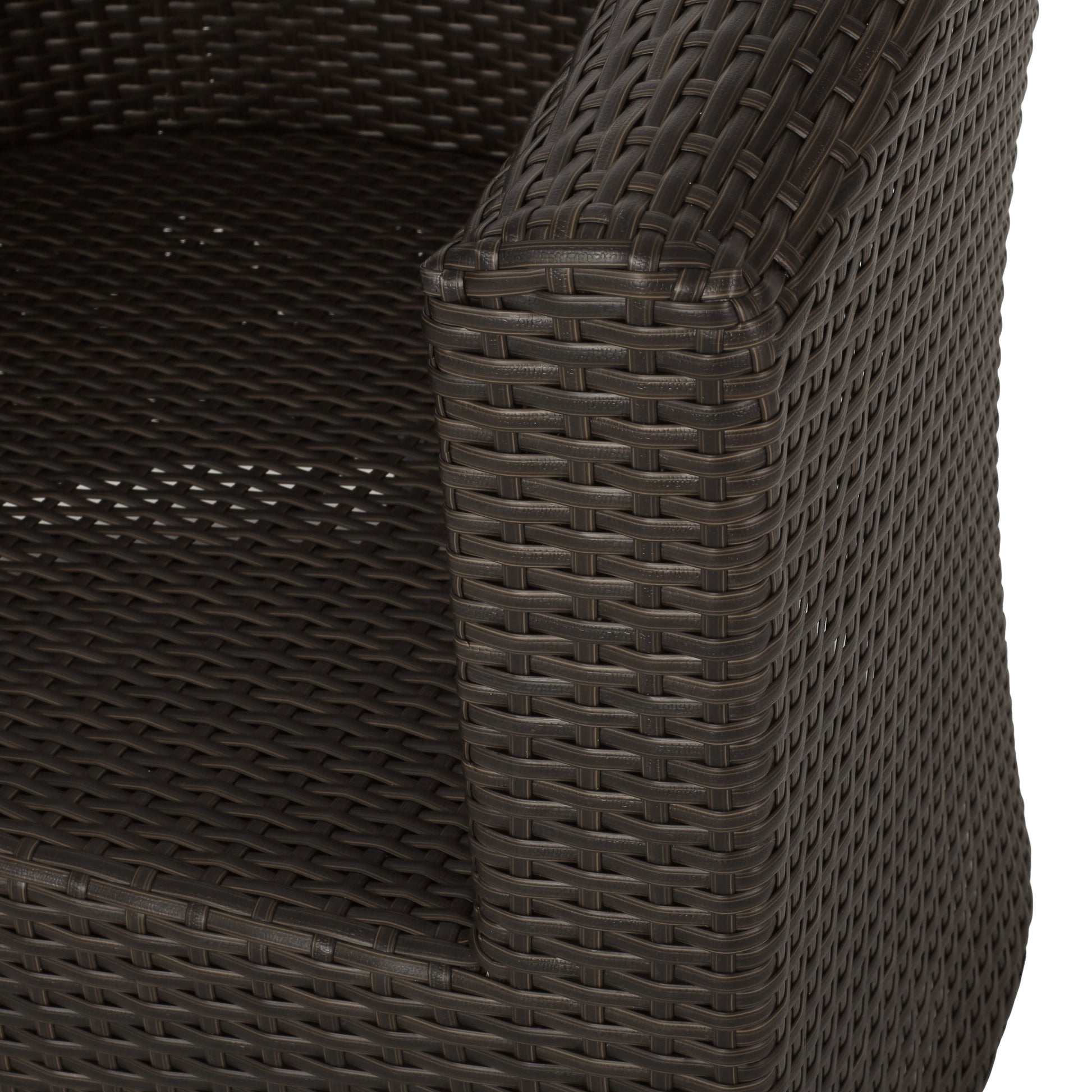 Darius Swivel Club Chair Brown Fabric