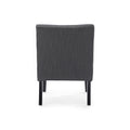 Accent Chair Charcoal Fabric
