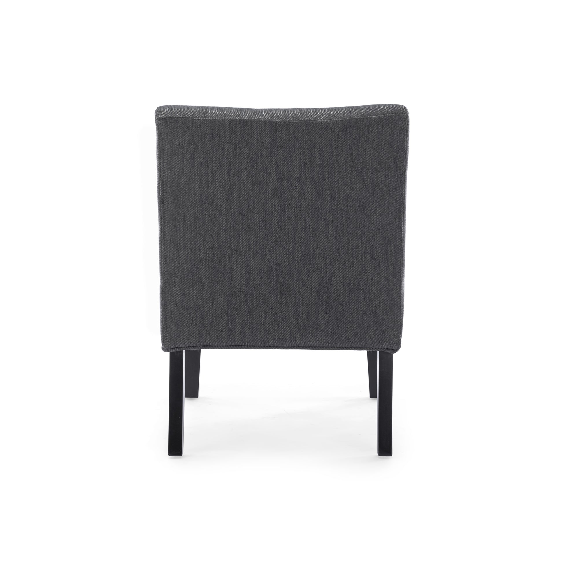 Accent Chair Charcoal Fabric