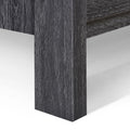 Toolless Assembly Nightstand Dark Grey Mdf