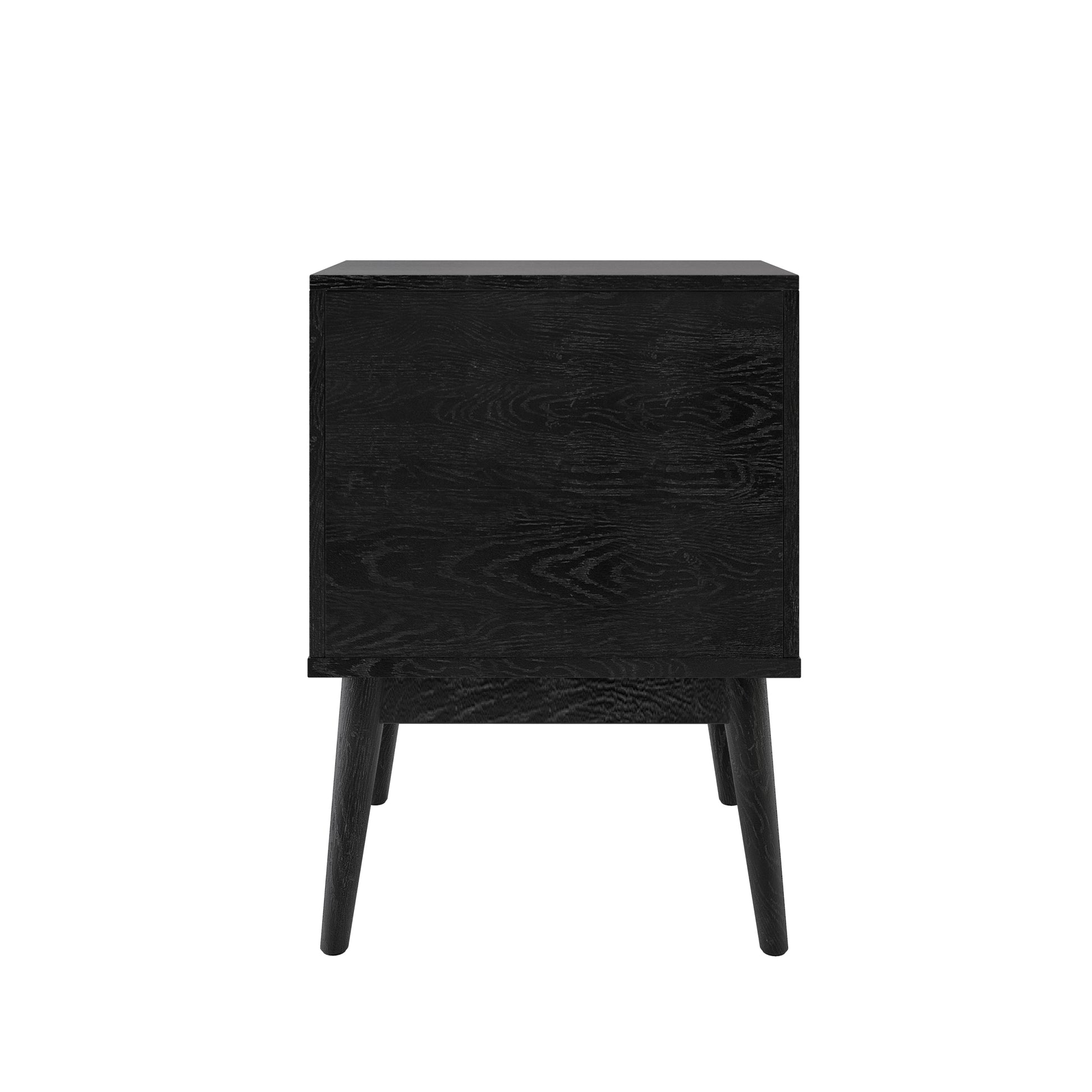 Disa 1 Drawer Nightstand Black Mdf