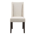 Napa Upholstered Side Chair Set Of 2 Dark Brown Dark Brown Wood