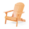 Malibu Adirondack Chair Tangerine Acacia Wood