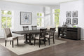 Napa Upholstered Side Chair Set Of 2 Dark Brown Dark Brown Wood