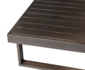 Wyatt Patio Cocktail Table Brown Brown Wood