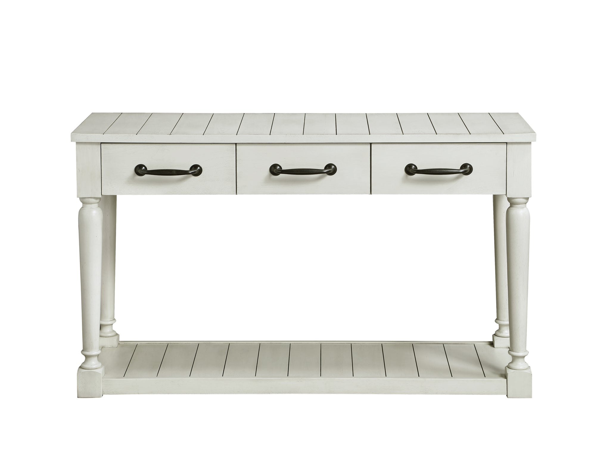 Hemingway Sofa Table White White Wood