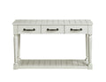 Hemingway Sofa Table White White Wood