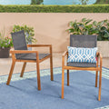 Belfast Dining Chair,Set Of 2 Teak Wood