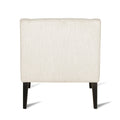 Accent Chair Beige Fabric