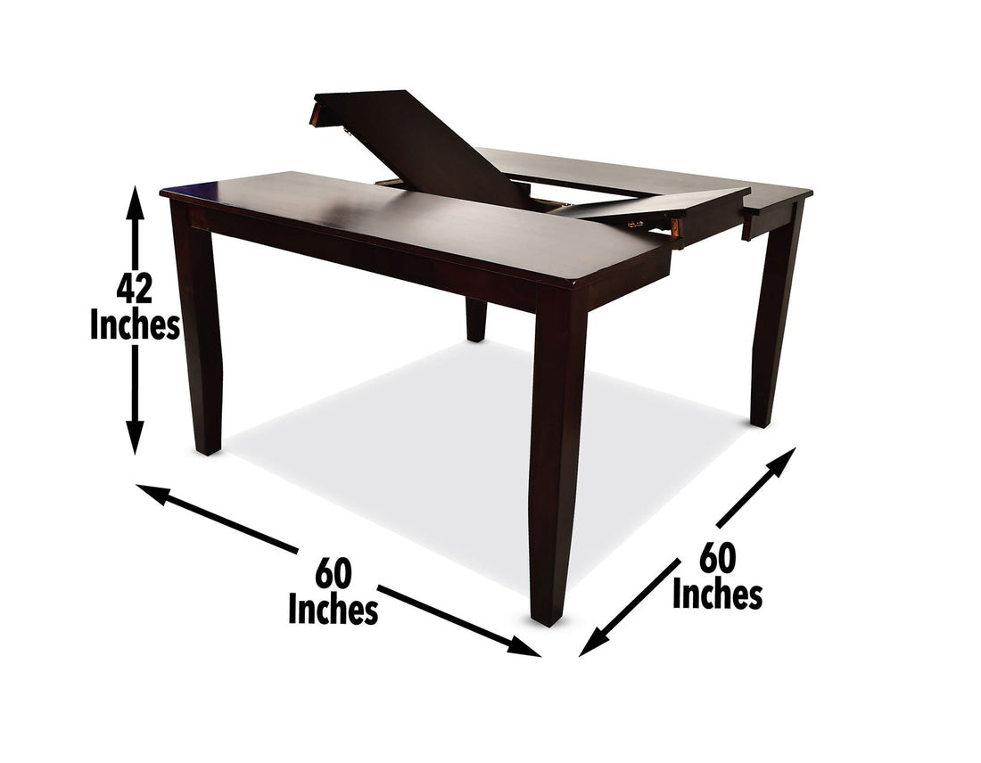 Crosspointe Counter Table Brown Brown Wood