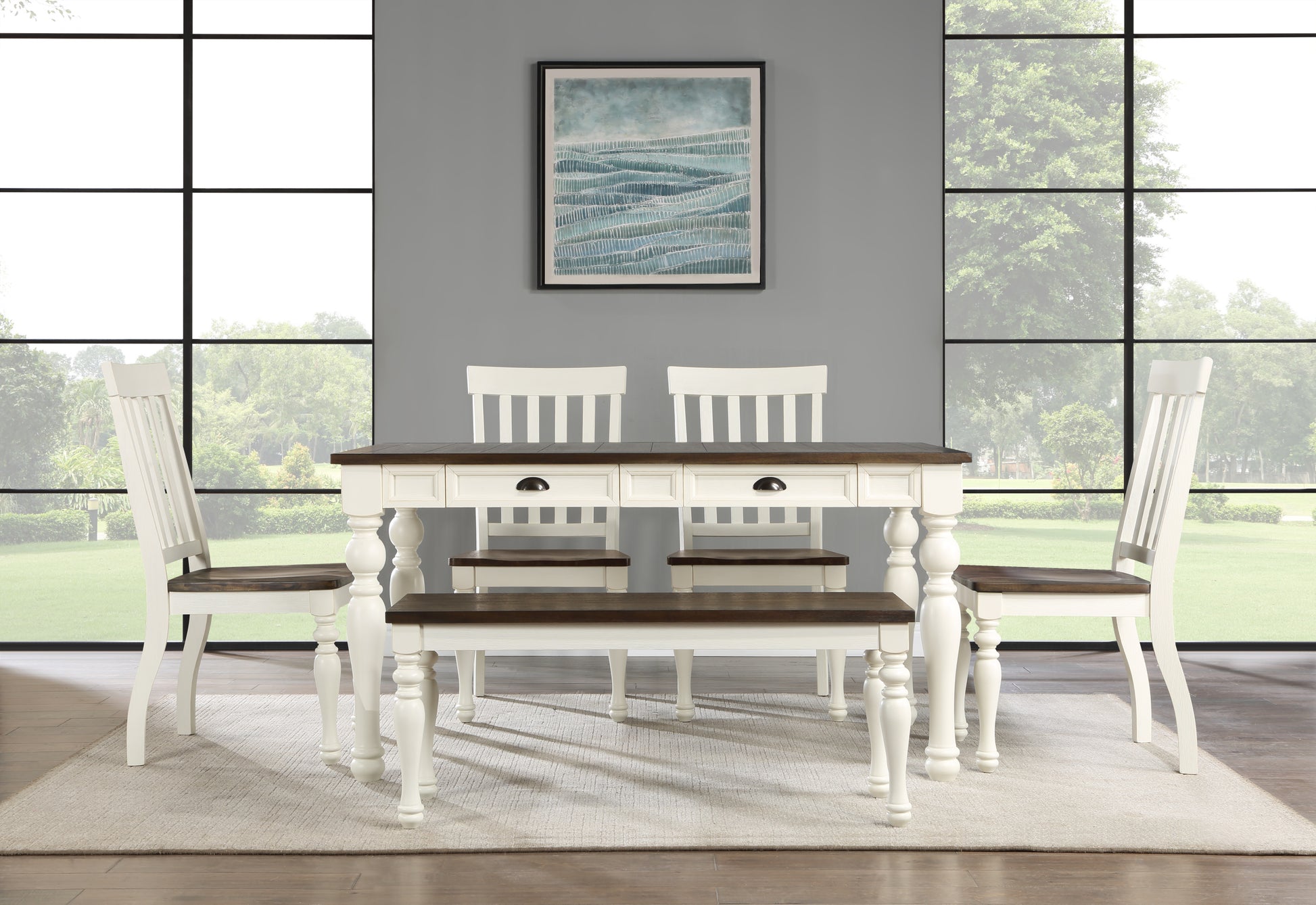 Joanna Side Chair Set Of 2 White White Wood