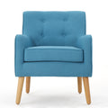 Arm Chair Teal Fabric