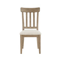 Napa Side Chair Set Of 2 Sand Light Brown Wood