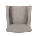 Arm Chair Light Grey Fabric