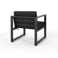 Navan 4 Pc Chat Set Dark Gray Aluminium