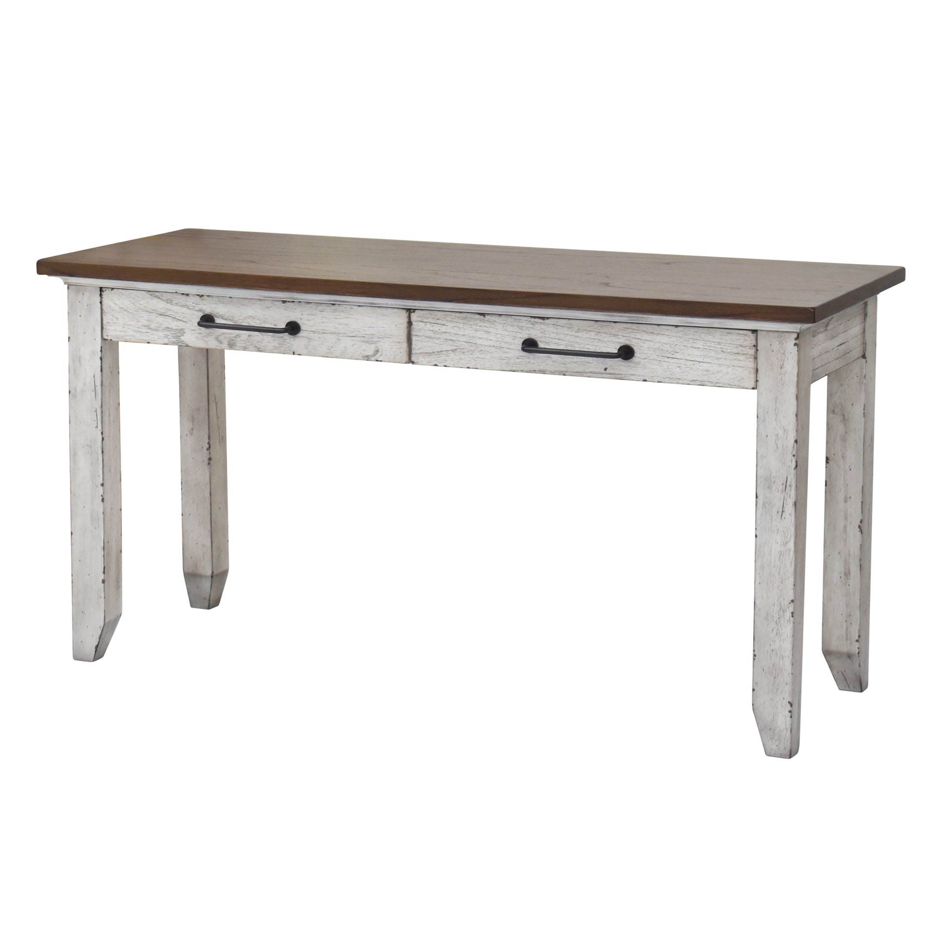 Bear Creek Sofa Table White White Wood