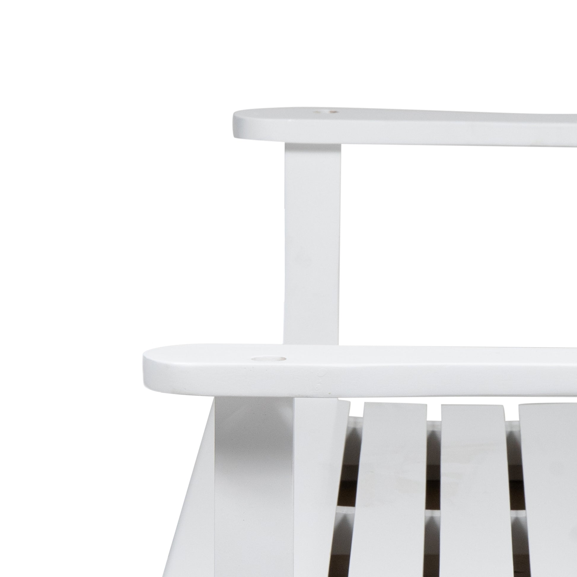 Tambora Porch Swing White Wood Metal