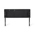 King Cal King Sized Headboard California King Black Fabric