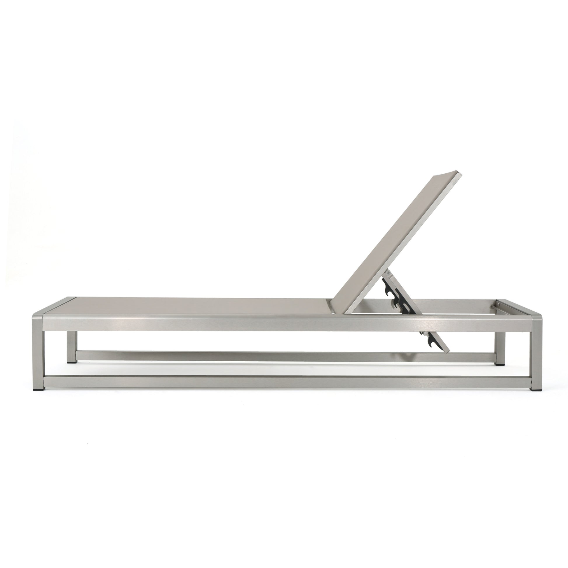 Modesta Chaise Lounge Set Of 2 Grey Mesh