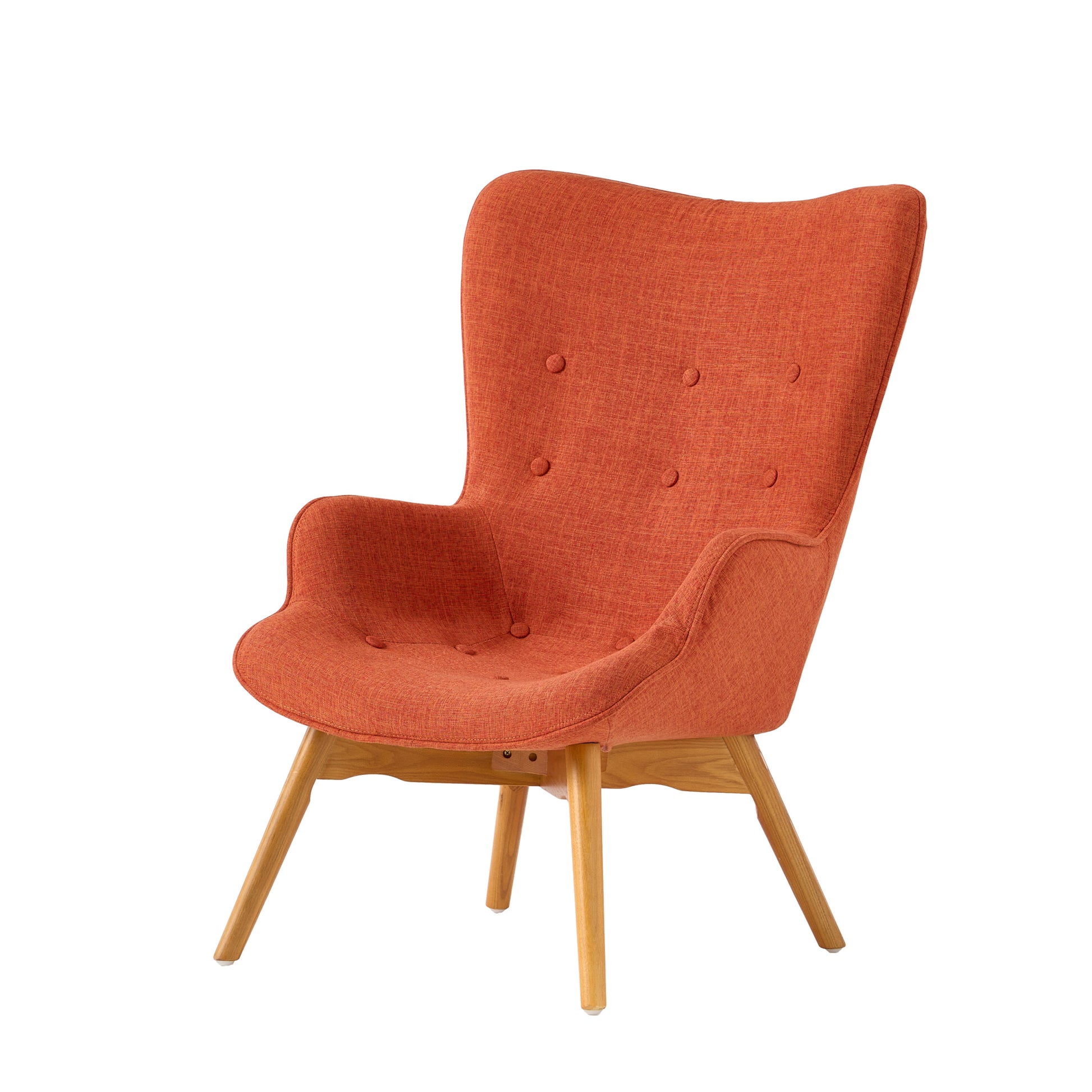 Contour Chair Orange Fabric
