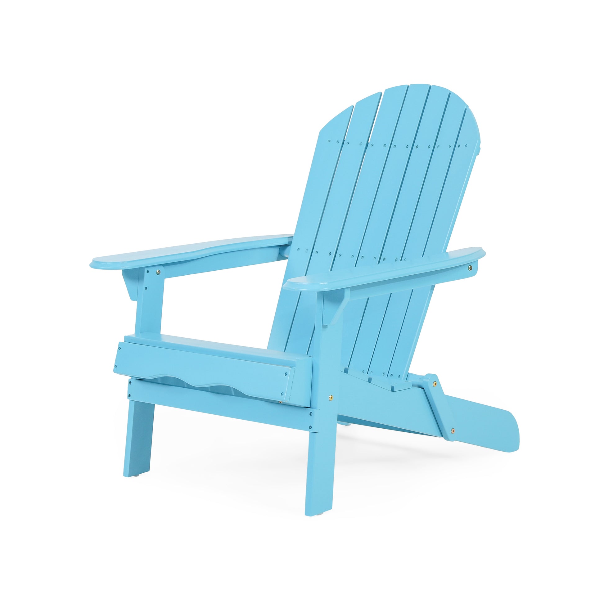 Malibu Adirondack Chair Blue Acacia Wood