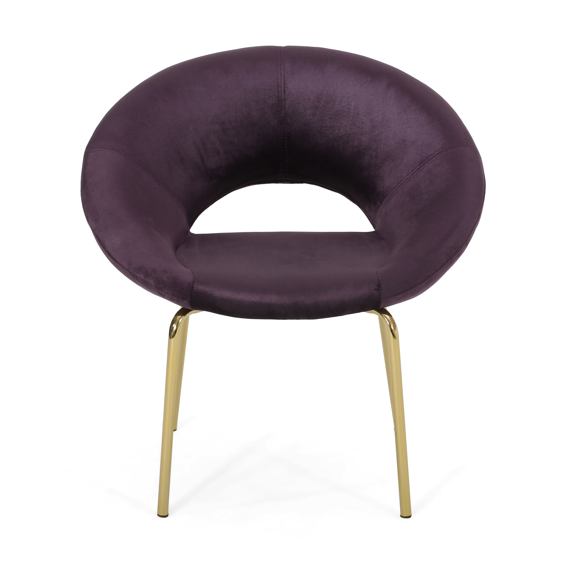 Leisure Chair Black Berry Velvet