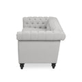 Sofa 3 Seater Grey Fabric