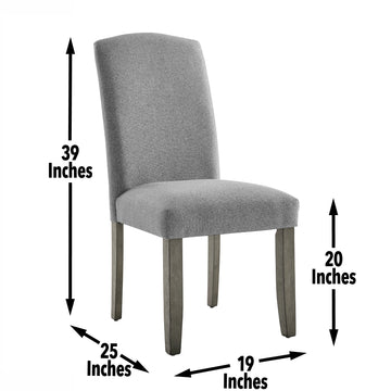 Emily 5 Piece Dining Set Dark Gray Dark Gray Marble