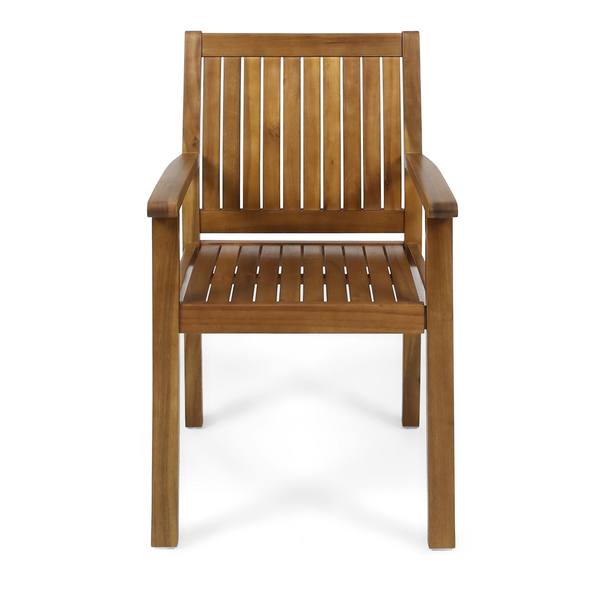 Wilson Dining Chair,Set Of 2 Teak Acacia Wood