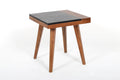 Caspian Square End Table Brown Brown Wood