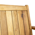 Tambora Porch Swing Teak Wood Metal