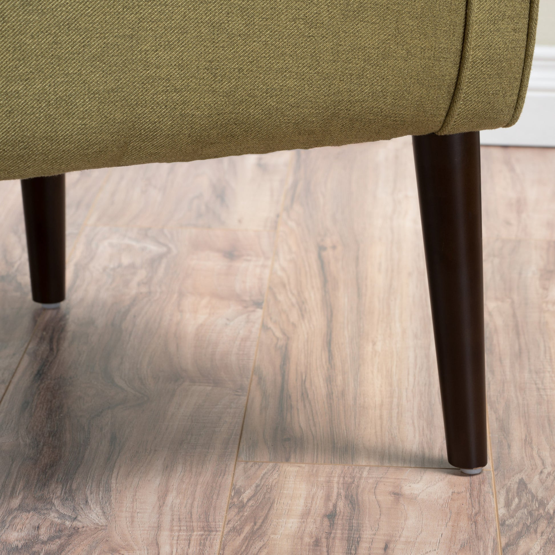 Club Chair Green Fabric