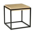 Oaklee End Table Brown Brown Iron