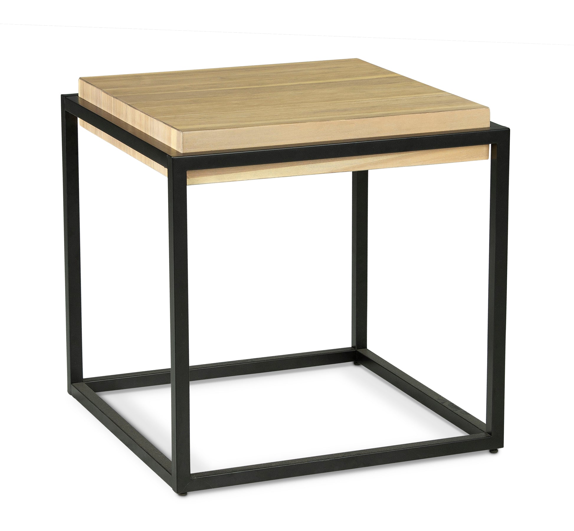 Oaklee End Table Brown Brown Iron