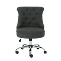 Office Chair Dark Gray Fabric