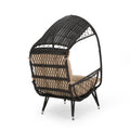Malia Standing Basket Brown Fabric