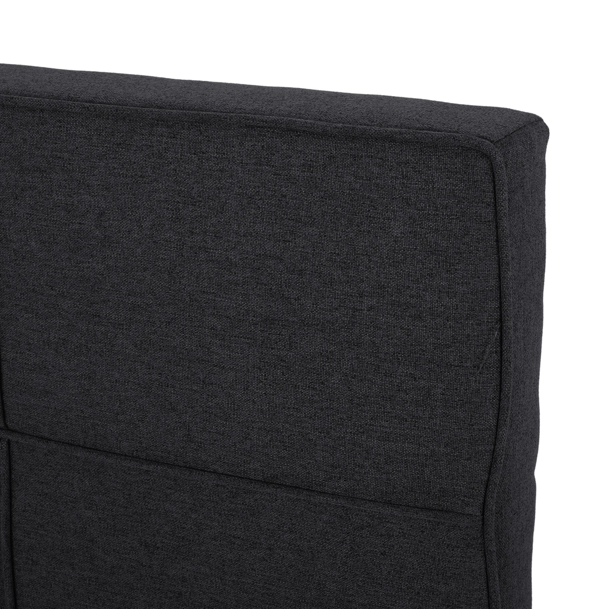 King Cal King Sized Headboard California King Black Fabric