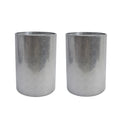 Metal Side Table Silver Iron