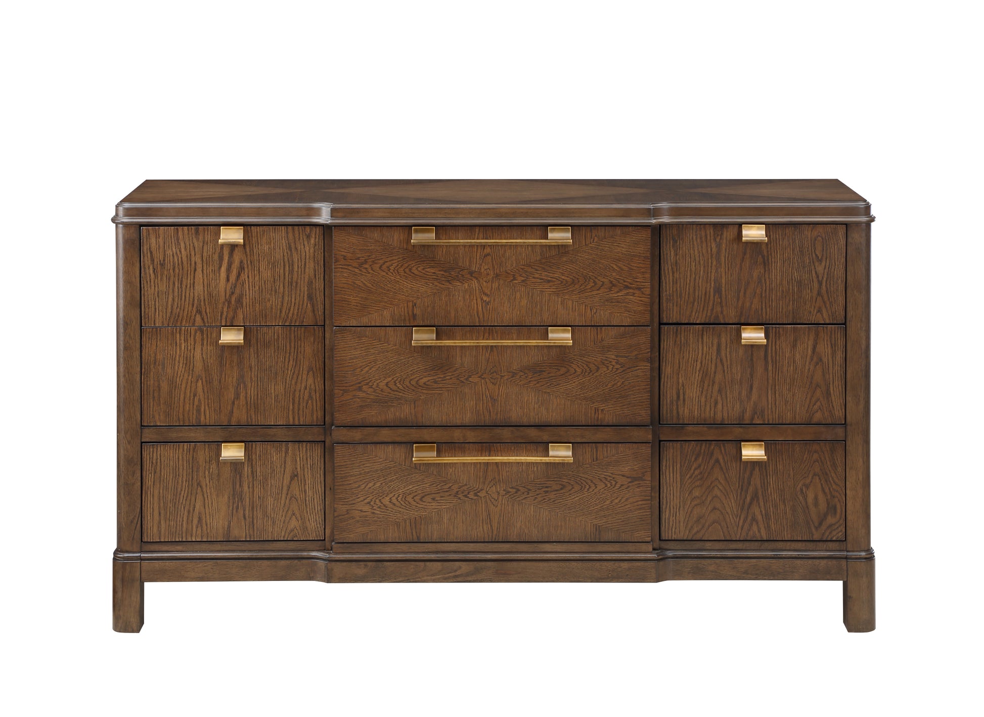 Milan Dresser Dark Brown Dark Brown Wood