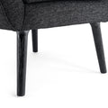 Arm Chair Black Fabric