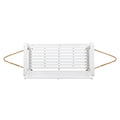Tasmania Porch Swing White Acacia Wood